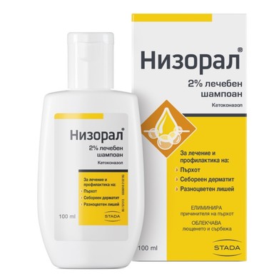 НИЗОРАЛ 2% лечебен шампоан 60 мл